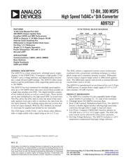 AD9753ASTZ datasheet.datasheet_page 1