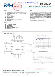 PAM8403 数据规格书 1