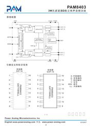 PAM8403 数据规格书 2