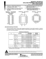 SN74ABT574ADWR 数据规格书 1