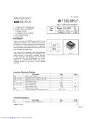 IRF5810PBF 数据规格书 1