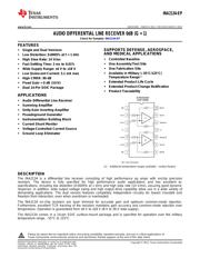 INA2134MDREP datasheet.datasheet_page 1