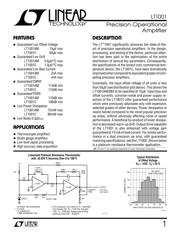 LT1001 datasheet.datasheet_page 1