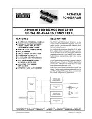 PCM69AU datasheet.datasheet_page 1