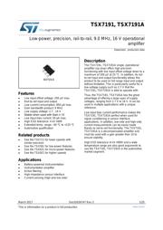 TSX7191 datasheet.datasheet_page 1