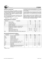 CY22050 datasheet.datasheet_page 4