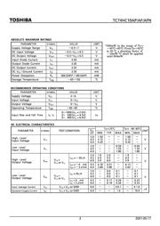 TC74HC10AFN datasheet.datasheet_page 2