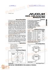 MAX543 数据规格书 1