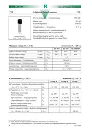 BC559C 数据规格书 1