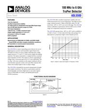 ADL5500ACBZ-P2 数据规格书 1