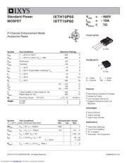 IXTT10P60 数据规格书 1