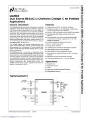 LM3658SD-A/NOPB Datenblatt PDF