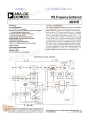 ADF4106 datasheet.datasheet_page 1