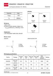 2SA2018TL datasheet.datasheet_page 1