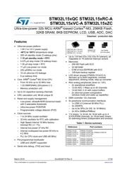 STM32L152RCT6A Datenblatt PDF