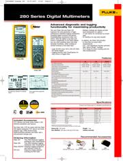 FLUKE 287+FVF&I R CABLE datasheet.datasheet_page 1