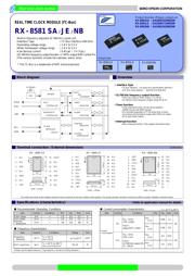 RX-8581SA:B datasheet.datasheet_page 1