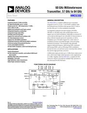 HMC6300BG46 数据规格书 1