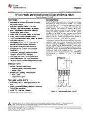 TPS92550TZX/NOPB datasheet.datasheet_page 1