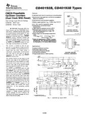CD40192BE datasheet.datasheet_page 1