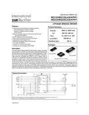 IR2133SPBF Datenblatt PDF