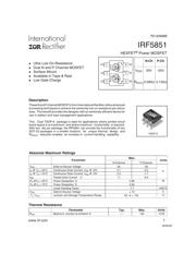 IRF5851 数据规格书 1