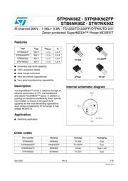 STW7NK90Z datasheet.datasheet_page 1