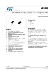 LDK320AU50R datasheet.datasheet_page 1