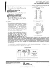 SN74ALS259DR datasheet.datasheet_page 1