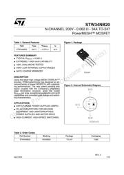 W34NB20 datasheet.datasheet_page 1