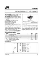 TDA2005 datasheet.datasheet_page 1