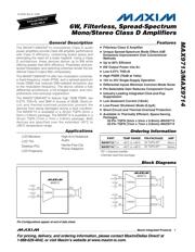 MAX9713ETJ+T datasheet.datasheet_page 1