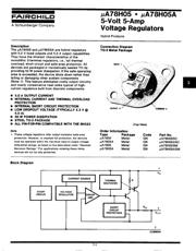 UA7805 Datenblatt PDF