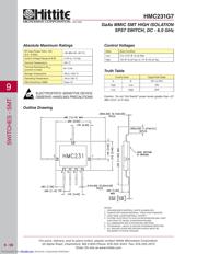 HMC231G7_07 数据规格书 3