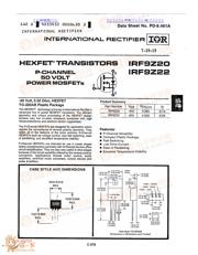 IRF9Z20 数据规格书 1