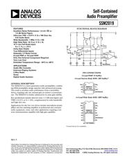 SSM2019BRNZ datasheet.datasheet_page 1