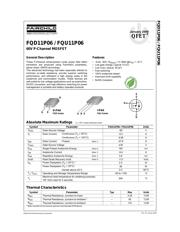 FQD11P06TM datasheet.datasheet_page 1