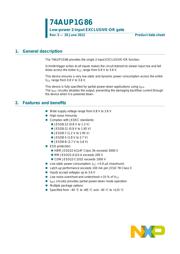 74AUP1G86GF,132 datasheet.datasheet_page 1