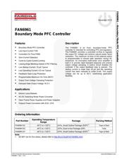 FAN6961SY Datenblatt PDF