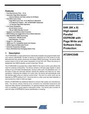 AT28HC64B-90JU datasheet.datasheet_page 1