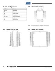 AT28HC64B-90JU datasheet.datasheet_page 2