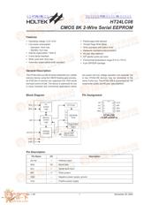 HT24LC08 datasheet.datasheet_page 1