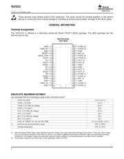 TAS5121IDKDE4 数据规格书 2