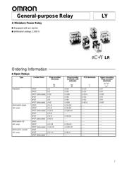 LY2N 24VDC 数据规格书 1