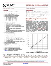 XCR3384XL-10TQG144C datasheet.datasheet_page 1