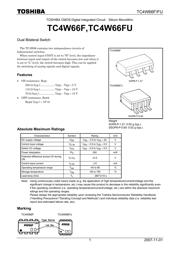 TC4W66F(TE12L,F) datasheet.datasheet_page 1