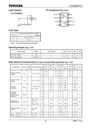 TC4W66F(TE12L,F) datasheet.datasheet_page 2