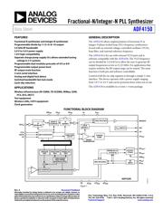 ADF4150BCPZ 数据规格书 1