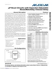 DS1815R-5-U+ datasheet.datasheet_page 1