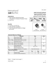 IRF3704ZCSPBF datasheet.datasheet_page 1